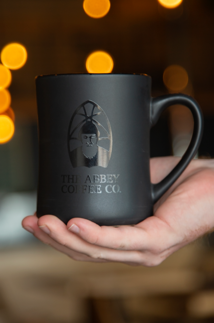 Black Matte Abbey Mug 16oz