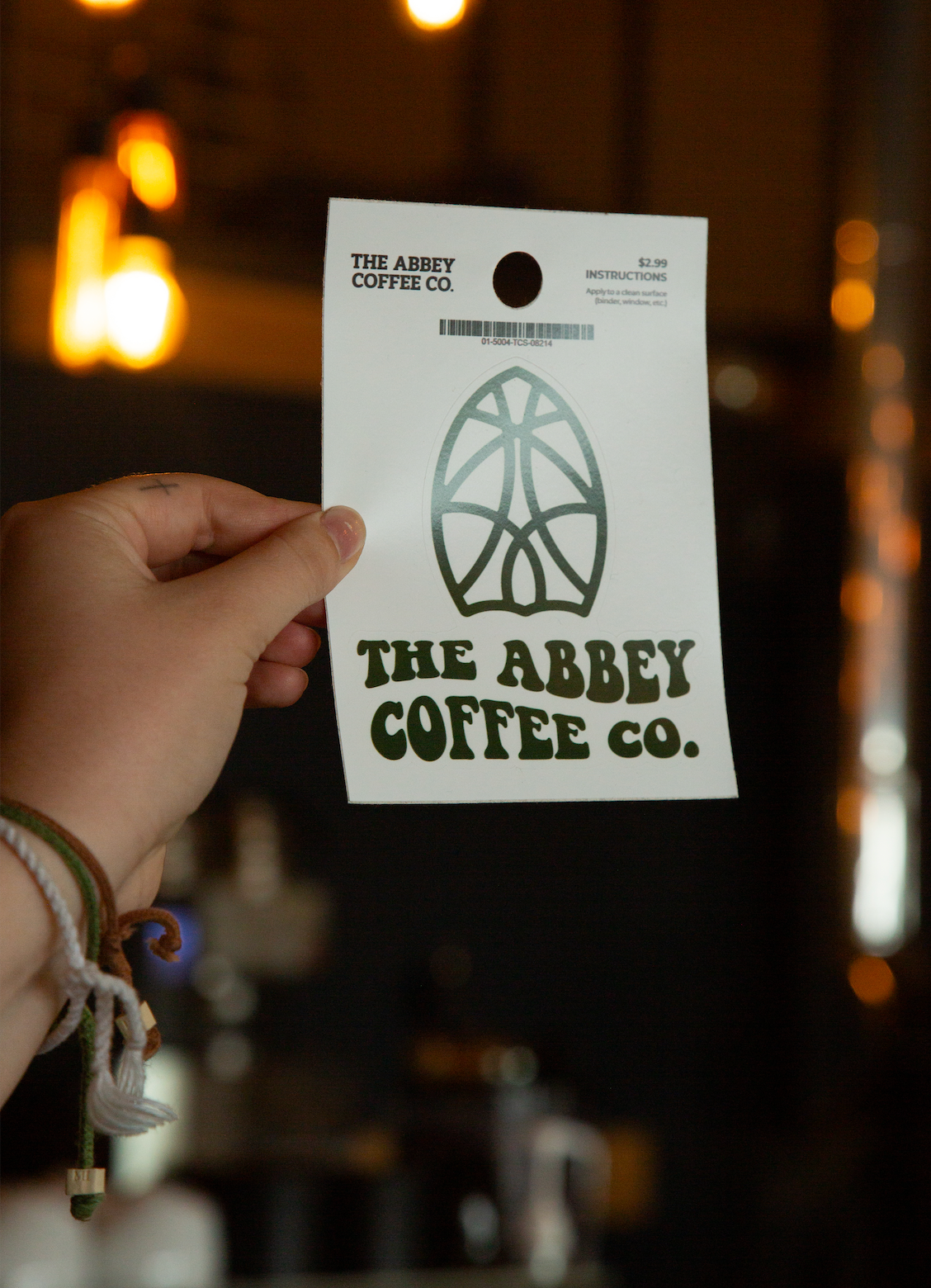 Abbey Coffee Co. Decal -3