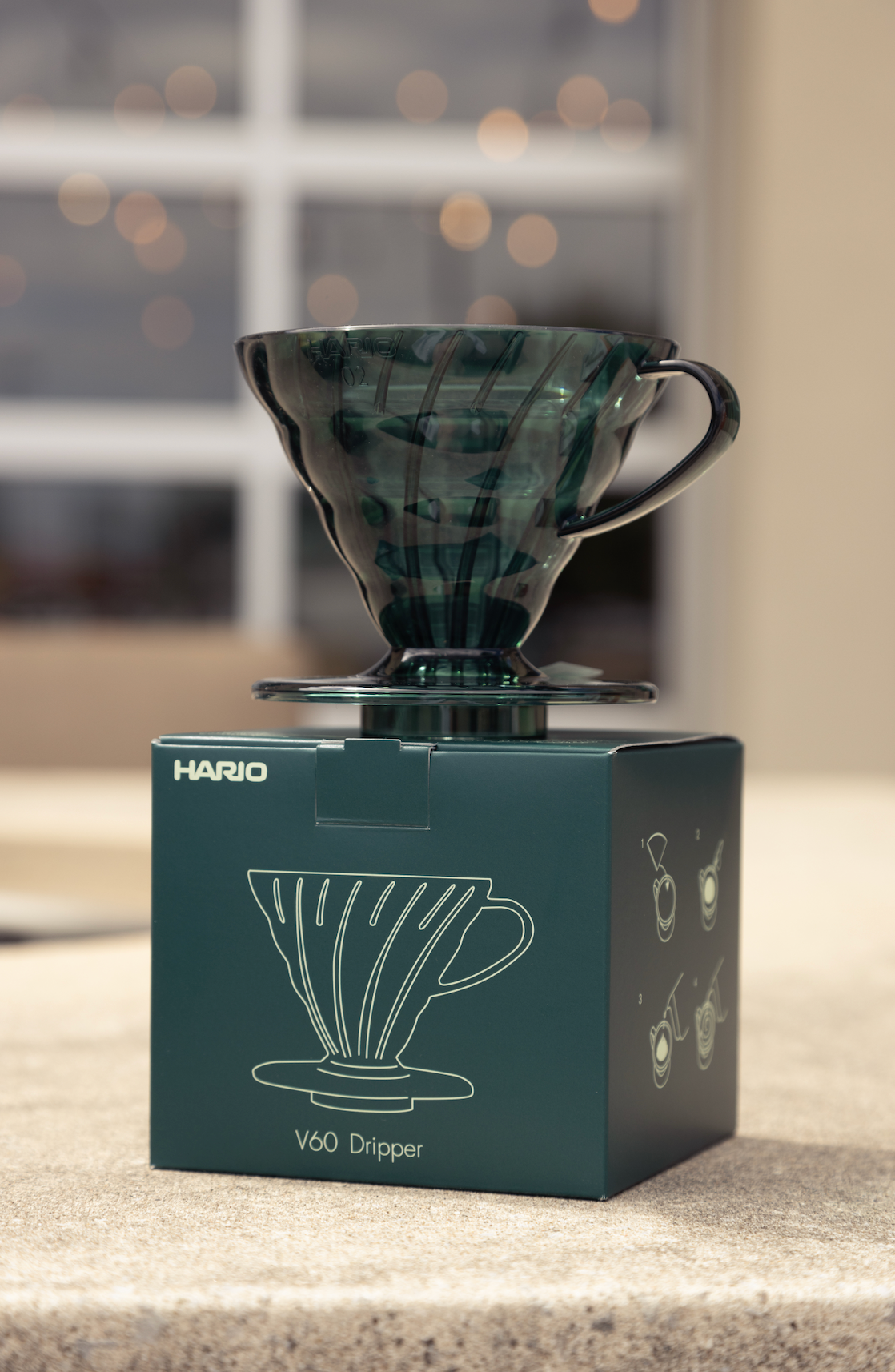 Hario, V60 Plastic Coffee Dripper 02