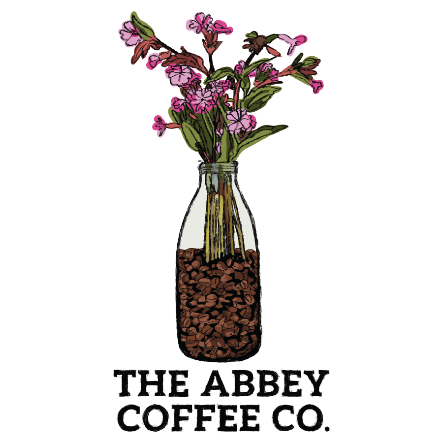 Abbey Coffee Co. Decal Flowers