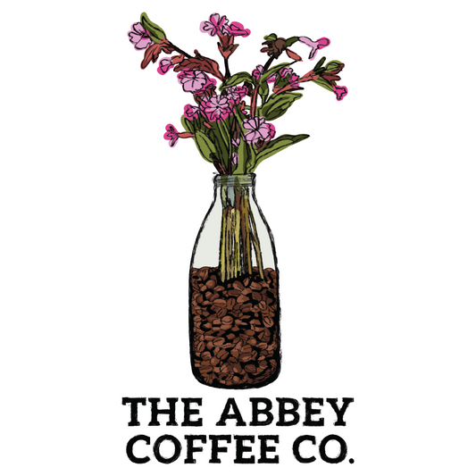 Abbey Coffee Co. Decal Flowers